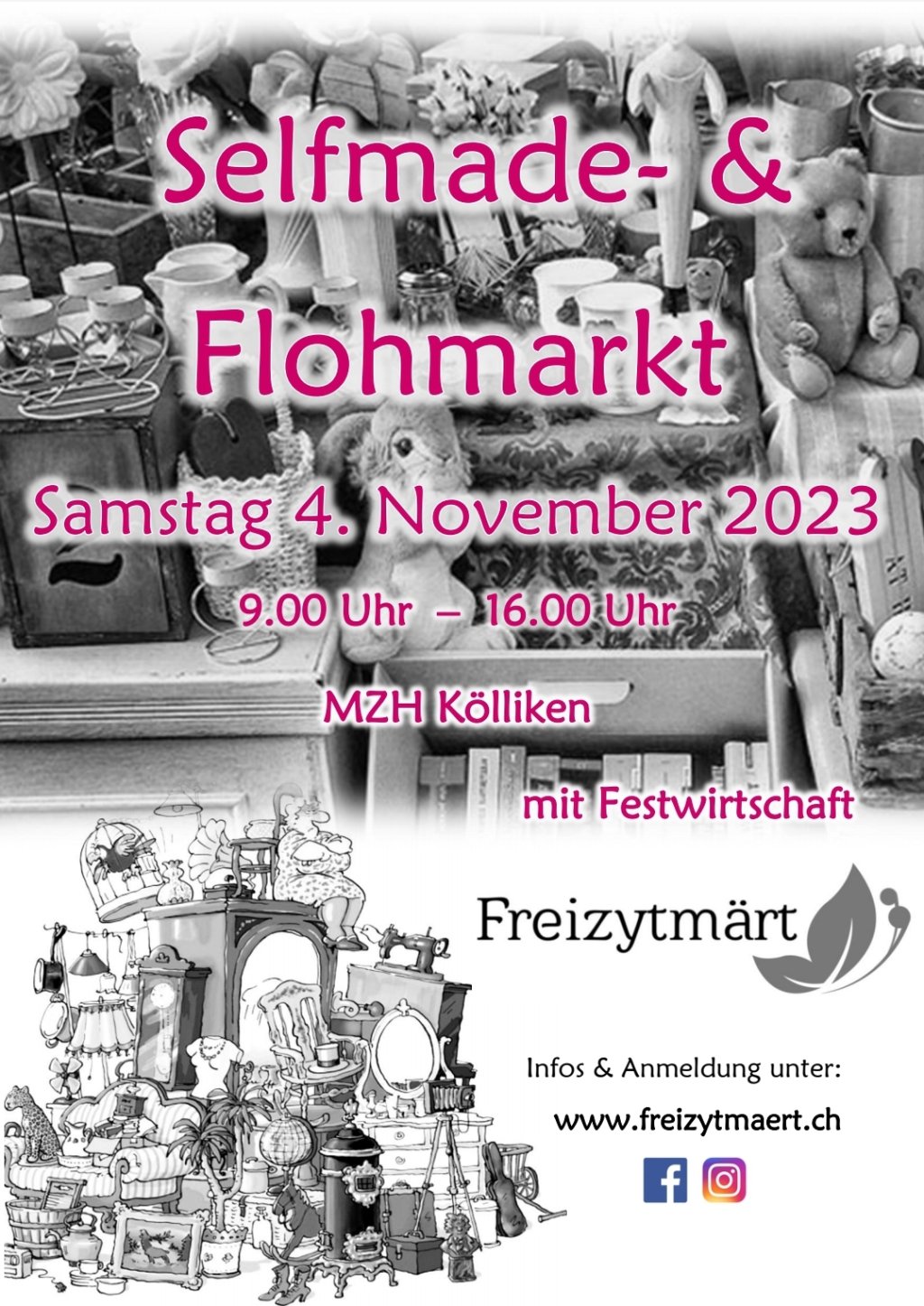 Selfmade- und Flohmarkt in Kölliken / November 2023