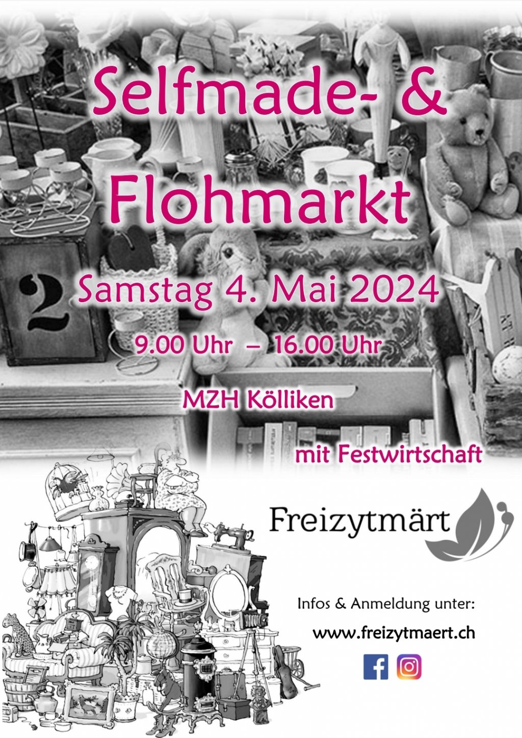 Selfmade- und Flohmarkt in Kölliken / Mai 2024